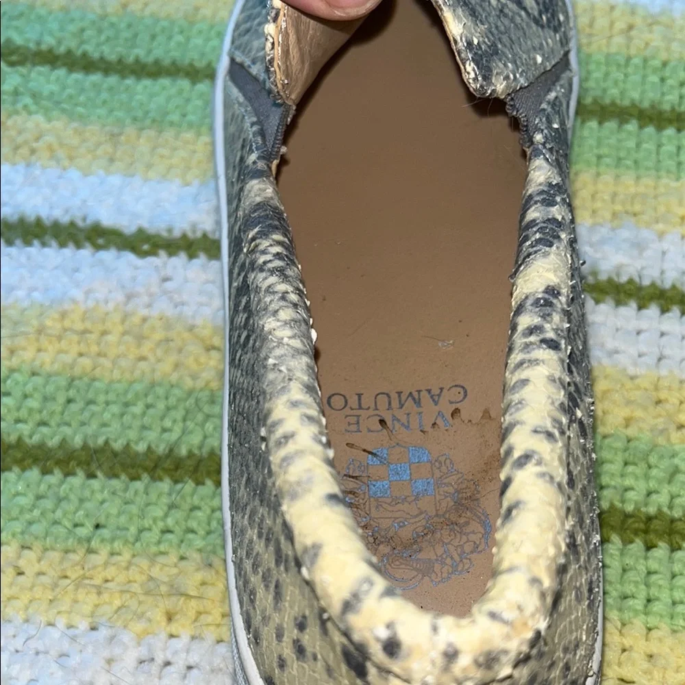 Vince Camuto Snakeskin‎ Slide On Sneakers 9M